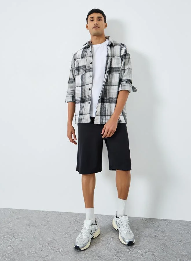 ستايلي شورت تيري بشريط جانبي للرجال